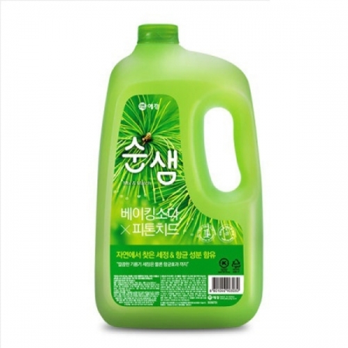 애경 순샘 주방세제 베이킹소다 피톤 치드 3100ml