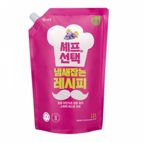 애경 순샘 주방세제 셰프의 선택 리필 1200ml