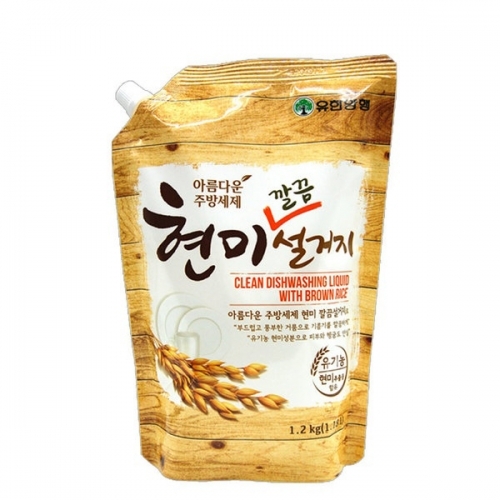 유한양행 아름다운 주방세제 현미 1200ml