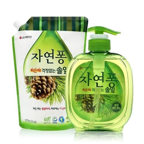 LG 주방세제 자연퐁 솔잎 리필 1190ml