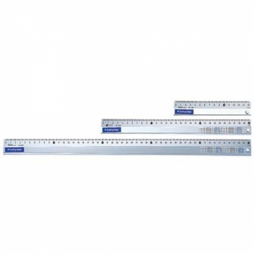 브레인)알루미늄 컷팅자(30cm)은-갑(12개입)