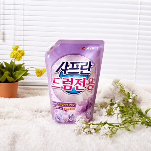 LG샤프란드럼전용(리필) 후레쉬1200ml