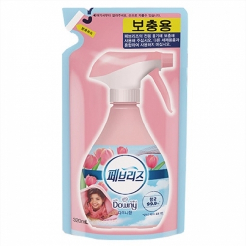 피앤지 페브리즈 섬유탈취제 다우니 리필 320ml