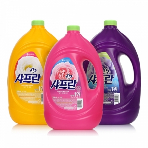 LG 샤프란 섬유유연제 3100ml 1개입 (코튼앤 크림)