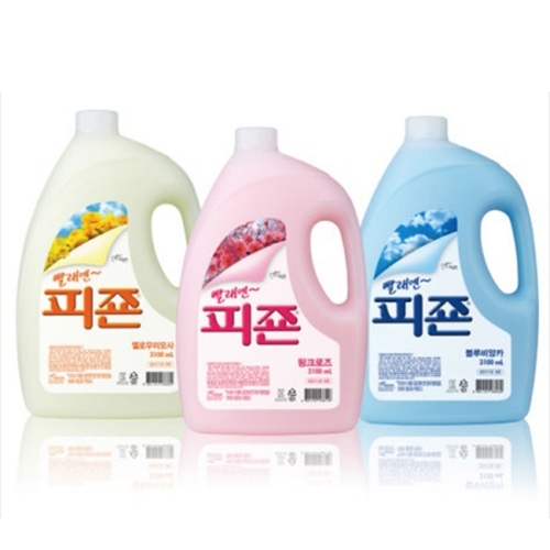 피죤 섬유유연제 3100ml 1개입 (블루 옐로 핑크)