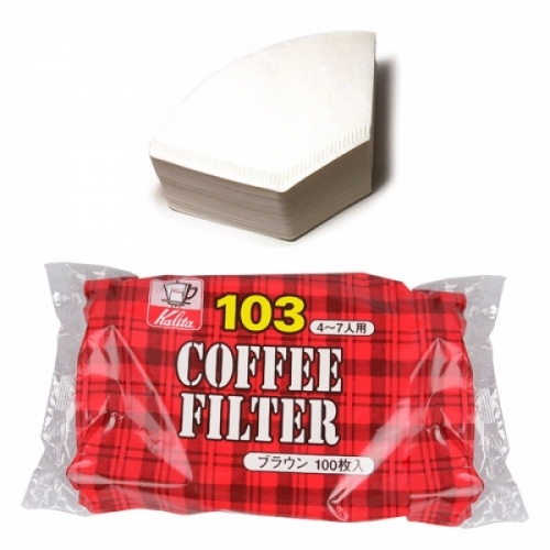 칼리타 커피필터 NK-103 백색 100매