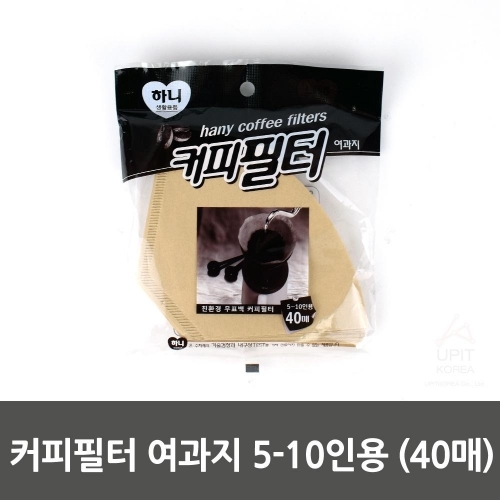 커피필터 여과지 5-10인용 (40매)_3099