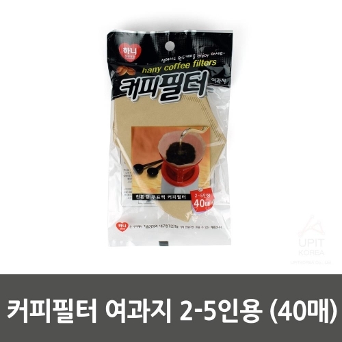 커피필터 여과지 2-5인용 (40매)_3006