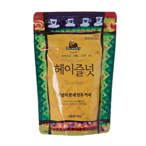 맥널티 분쇄 헤이즐넛 100g