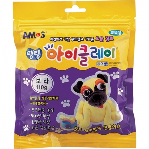 5000 탱탱 아이클레이 파우치 보라(110g)