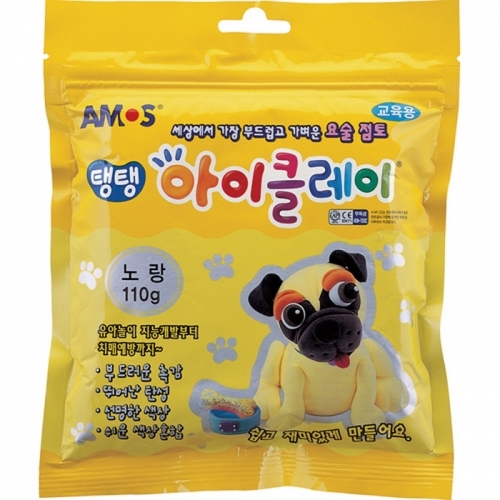 5000 탱탱 아이클레이 파우치 노랑(110g)