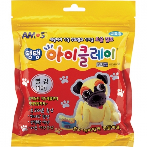 5000 탱탱 아이클레이 파우치 빨강(110g)