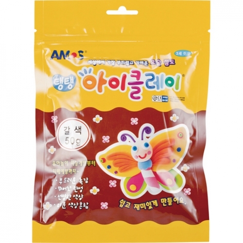 2500 탱탱 아이클레이 파우치 갈색(50g)