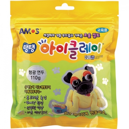 5000 탱탱 아이클레이 파우치 형광연두(110g)