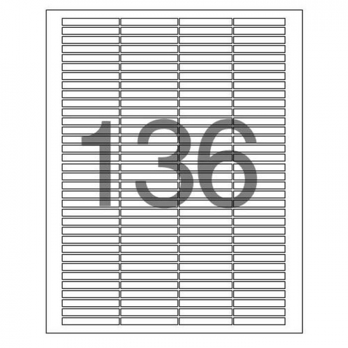 분류표기용 라벨(LQ-3136 20매 136칸 폼텍)