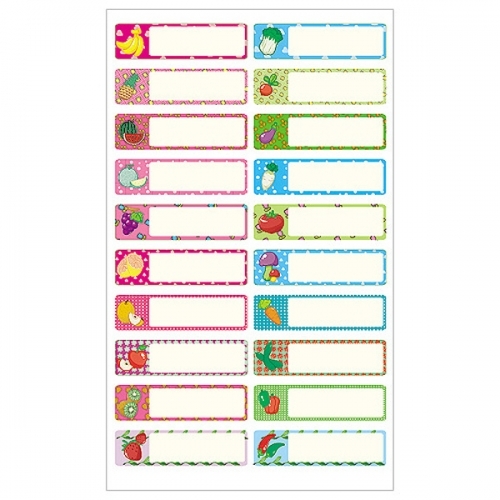 세모네모 네임3 4매X20개입 SS-136-1 스티커