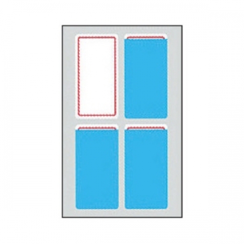 세모네모 7매X20묶음 보호 견출지 34X67 426