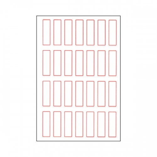 세모네모 10매x20묶음 일반 견출지 11 X 32 112