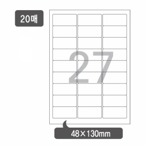 폼텍)LASER광택라벨(LA-3104 20매) LASER광택라벨