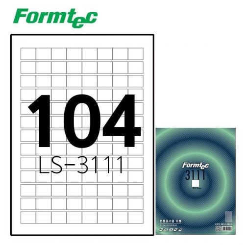 폼텍 LS-3111 100매 레이저잉크젯 라벨