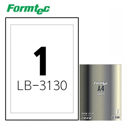폼텍 LB-3130 100매 레이저 광택 라벨
