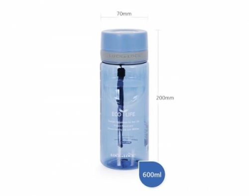 락앤락 투톤 스파우트 물병 600ml 블루 ABF635B