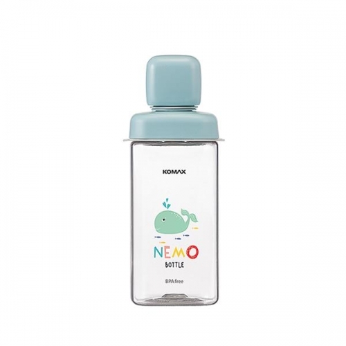 코멕스 네모물병 430ml (민트 고래) 생활용품