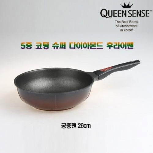 퀸센스 5중코팅 슈퍼다이아몬드 궁중팬 26cm