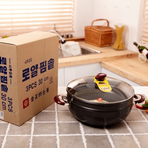 로얄찜솥30cm 3p