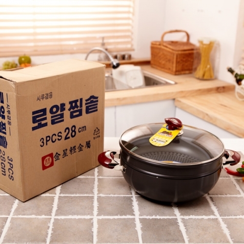 로얄찜솥28cm 3p