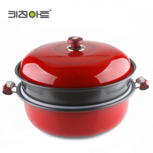 키친아트 금상첨화 2단찜기 40cm