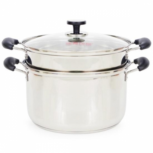 키친아트 아티스트 2단 찜솥냄비24CM