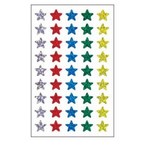 별 스티커 315-9 10x10mm 4매 5색혼합 홀로그램