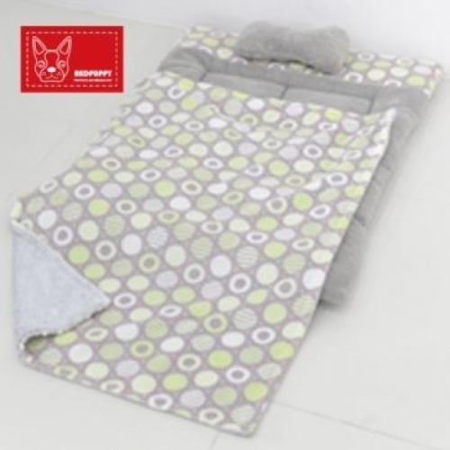 코튼 펫 이불 셋트 써클그레이 대형