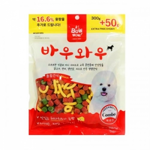 바우와우 혼합간식 350g