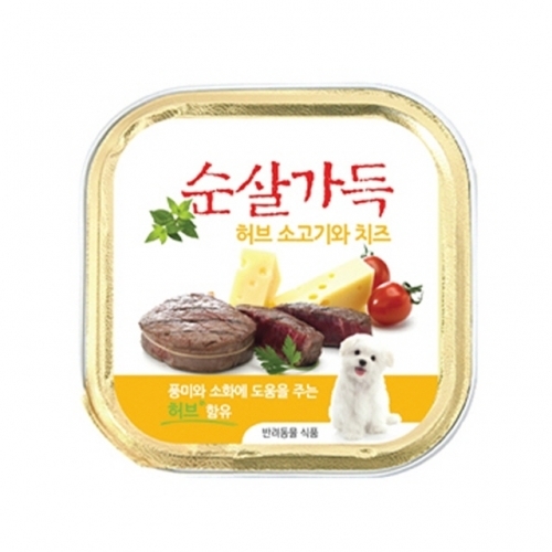 (24개묶음)순살가득 허브 소고기와 치즈 100g