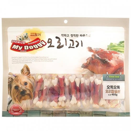마이도기 착한오리400g - 오독 오리칼슘본 1개단위