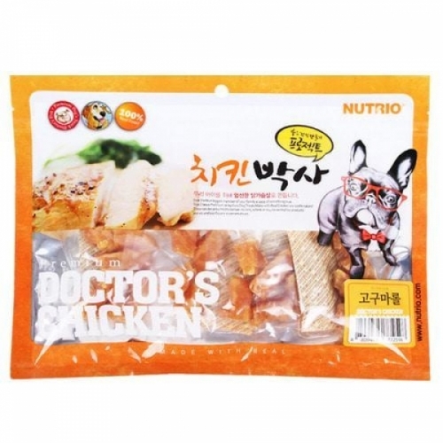 뉴트리오 치킨박사 고구마롤 300g