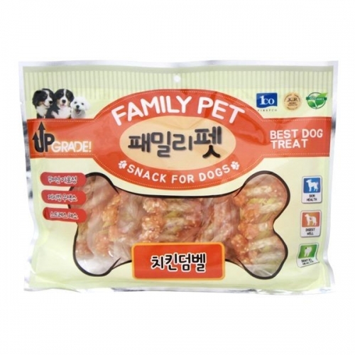 패밀리펫 치킨덤벨 400g