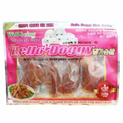 헬로도기 DHA 닭가슴살바 350g
