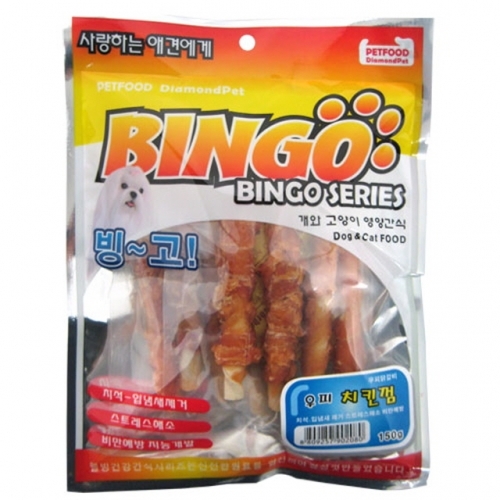 (10개묶음)빙고 우유 치킨껌 150g