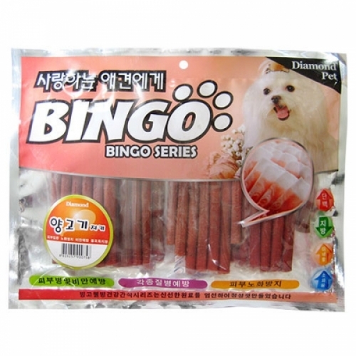 빙고 양고기 져키 400g