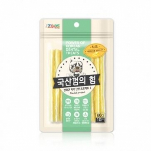 국산껌의 힘 치즈 (10p 60g)