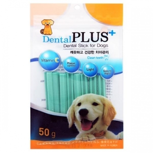 덴탈플러스 청포도껌 50g 애완용품 강아지간식
