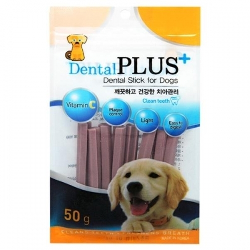 덴탈플러스 블루베리 껌 50g 애완용품 강아지간식