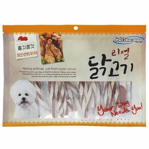 펫더맨 리얼 닭고기 치킨 샌드위치 - 300g