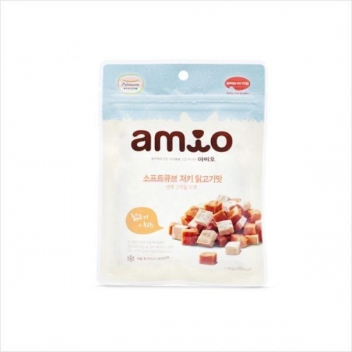 풀무원 아미오 소프트큐브 져키 (닭고기맛) 100g