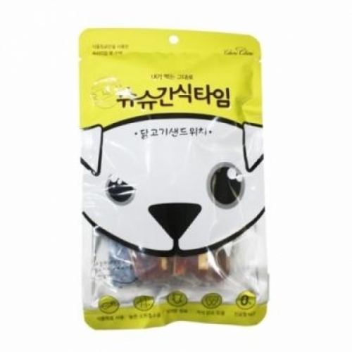 슈슈 간식타임 닭고기 샌드위치 100g