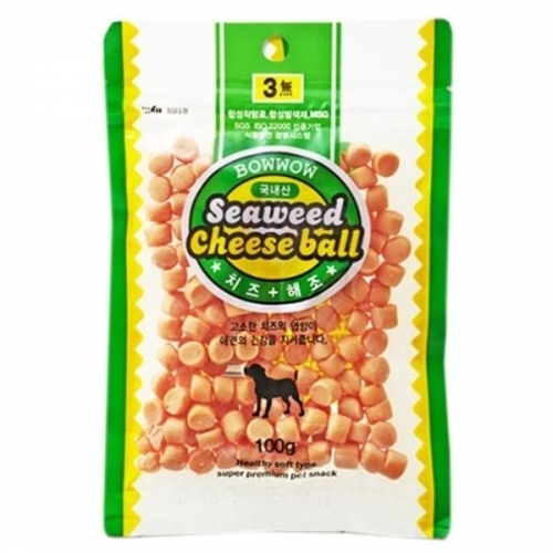 바우와우 치즈볼 (해조) 100g