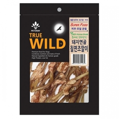 트루와일드 프리미엄 돼지연골 칠면조말이 90g